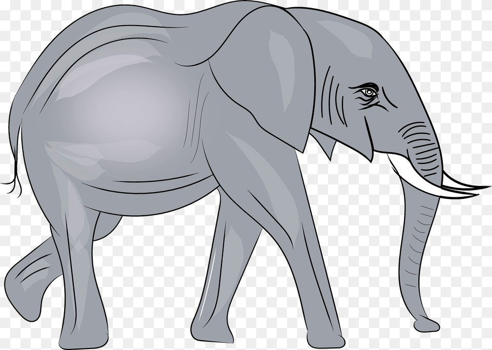 Walking Elephant Clipart, Animal, Mammal, Wildlife, Person Png