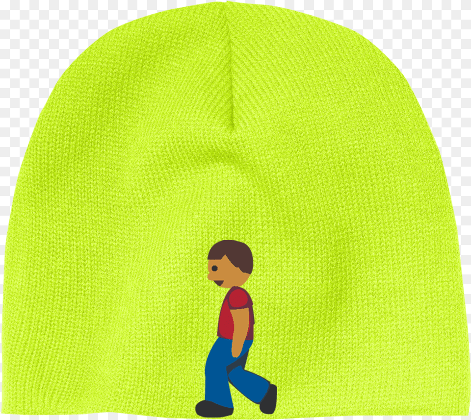 Walking Emoji, Cap, Clothing, Hat, Beanie Free Png Download