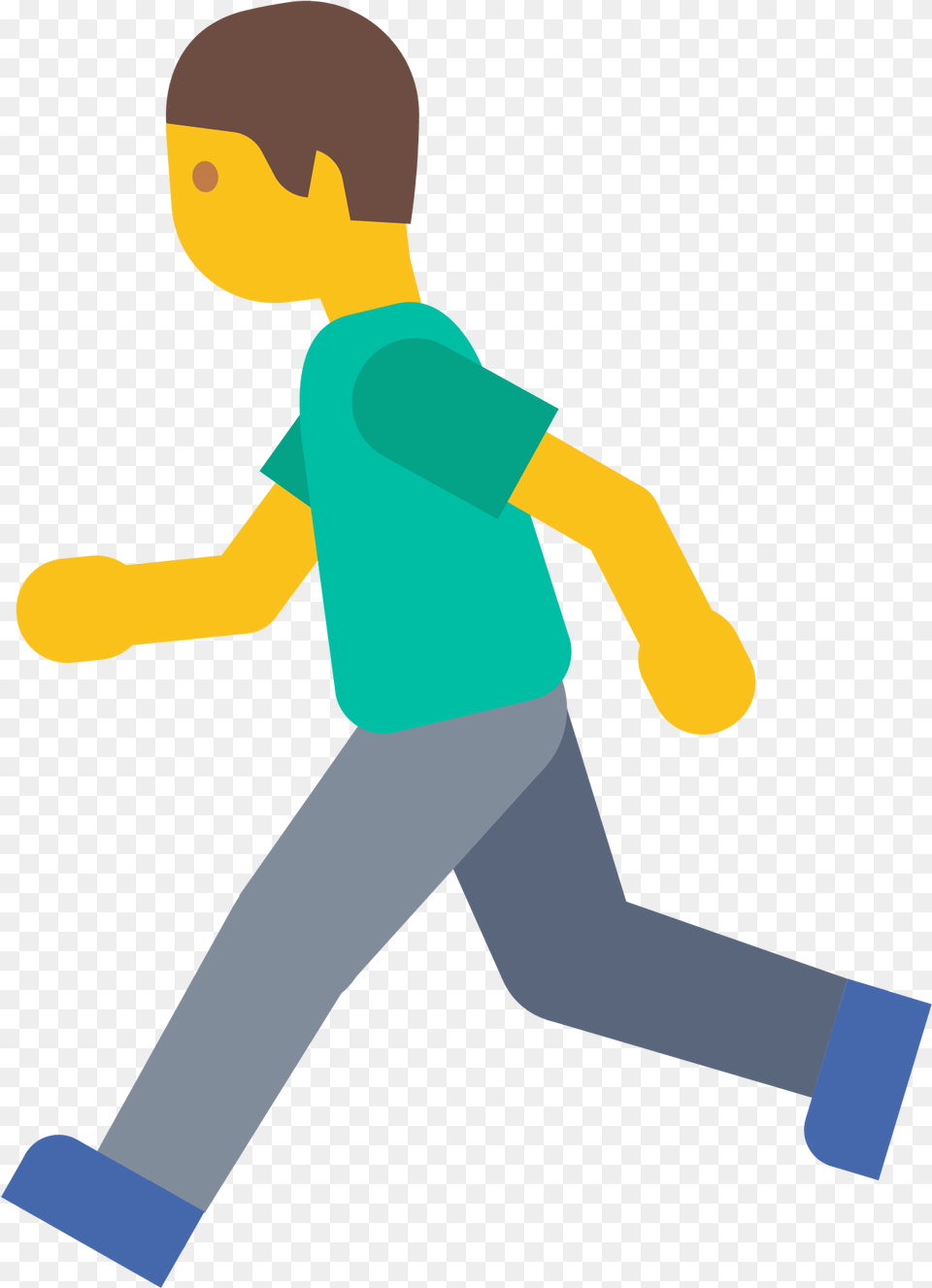 Walking Emoji Running Emoji Hd, Person, Clothing, Pants, Boy Free Transparent Png