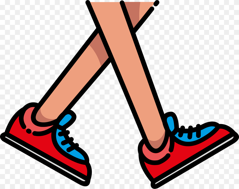 Walking Feet Clipart, Clothing, Footwear, Shoe, Sneaker Png Image