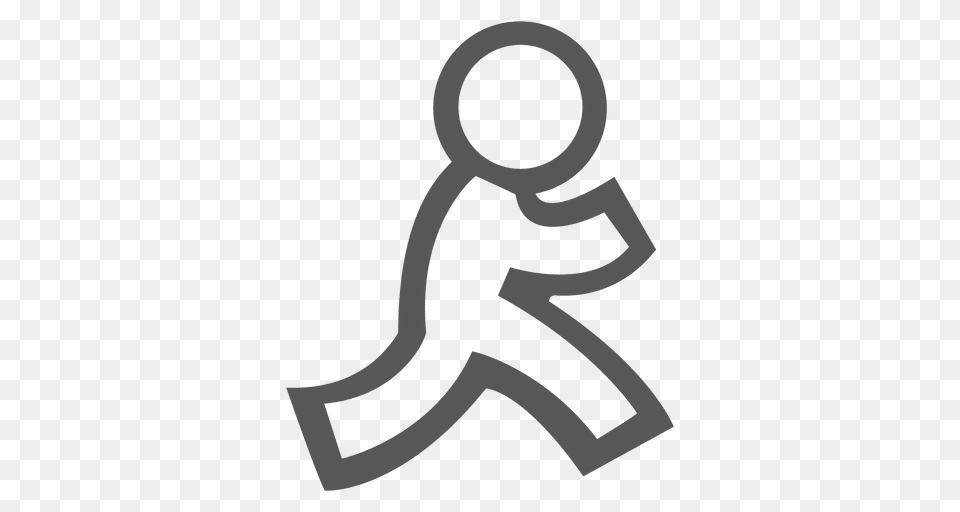 Walking Human Icon, Green, Symbol Free Png