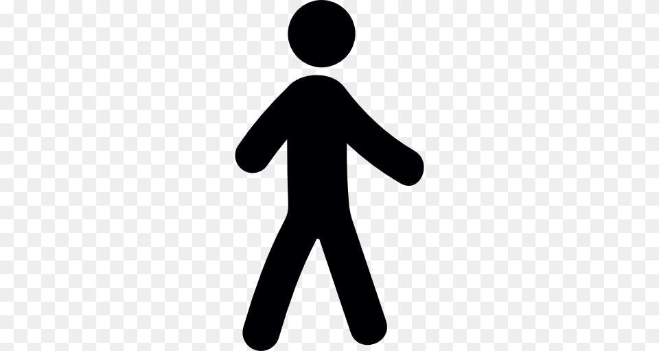 Walking Icon, Silhouette, Person Free Png Download