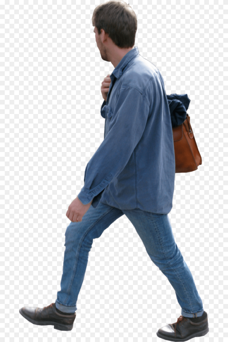 Walking Image, Jeans, Pants, Clothing, Bag Free Png