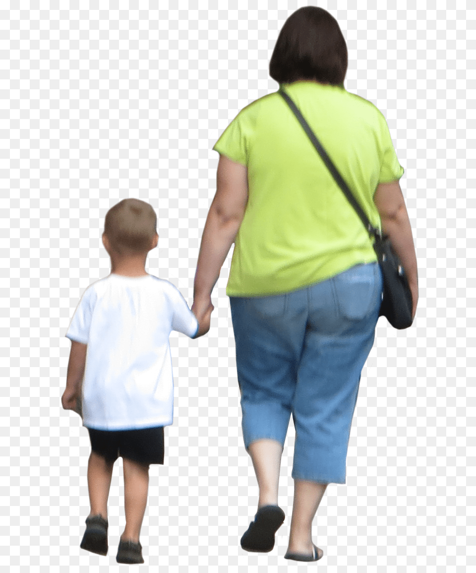 Walking Kid, Back, Shorts, Person, Pants Free Png Download