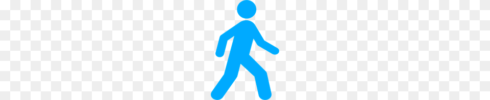 Walking Man Blue Clip Art For Web, Person Png Image