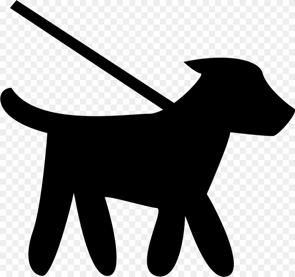 Walking Small Dog Pet Dog Walking Icon, People, Person, Silhouette, Stencil Png Image