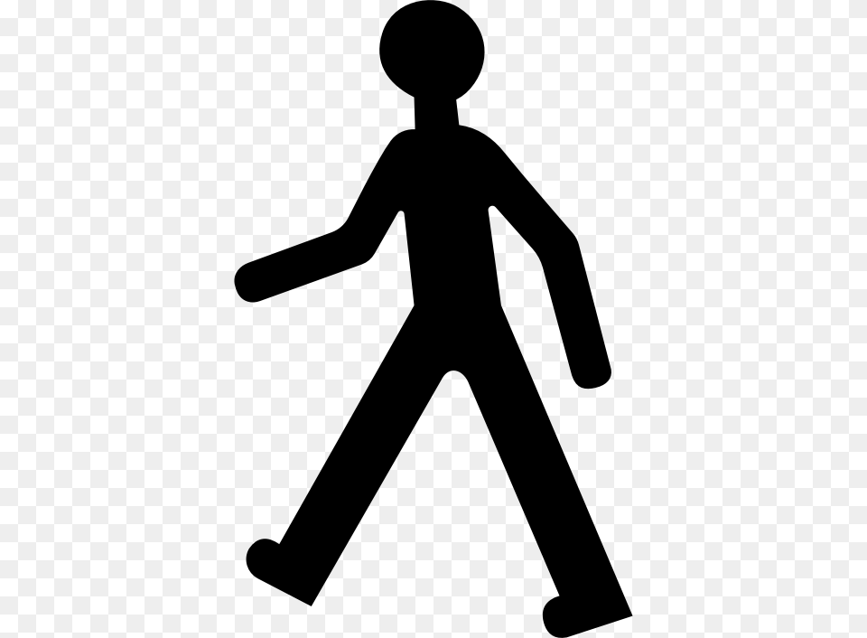 Walking Stick Figure Clip Art, Person, Silhouette, Pedestrian Free Png
