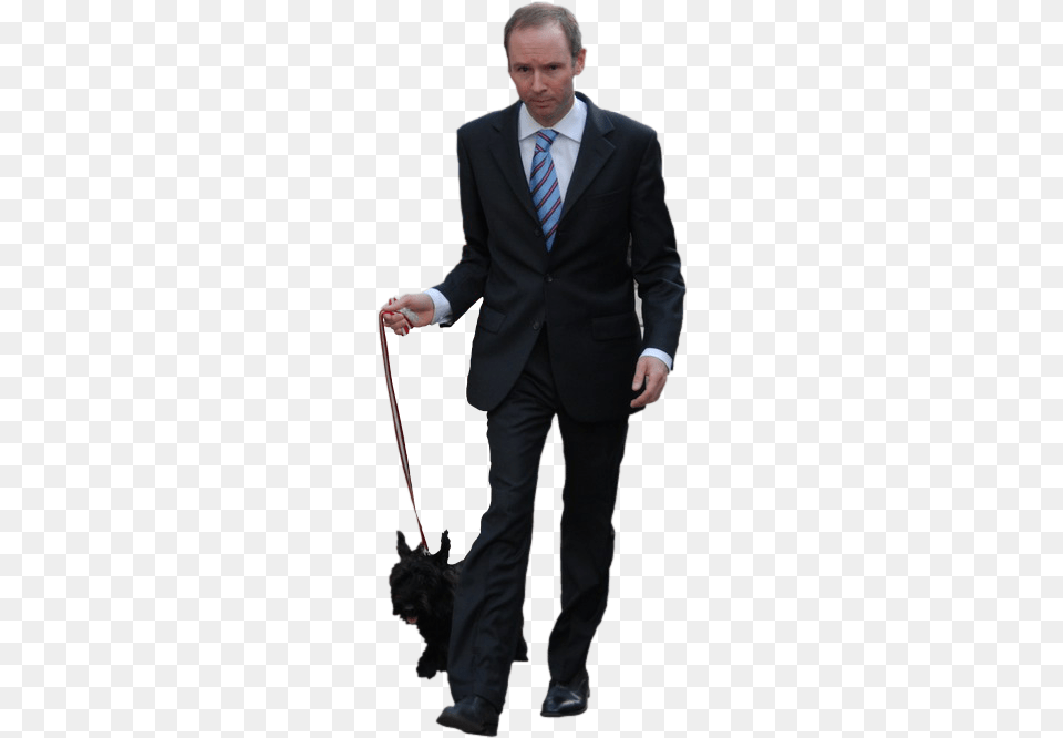 Walking Stick Man Walking Dog, Accessories, Tie, Suit, Tuxedo Free Transparent Png