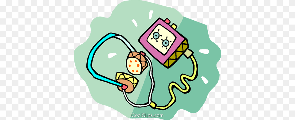 Walkman Royalty Vector Clip Art Illustration Png Image