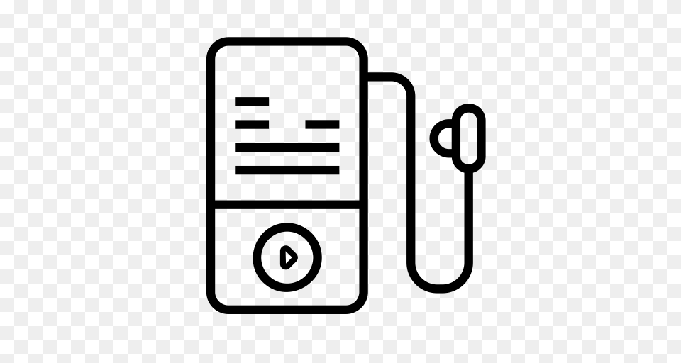 Walkman Walkman Icon With And Vector Format, Gray Png Image