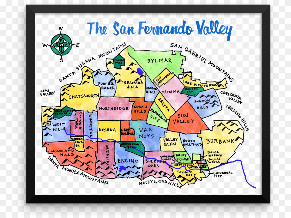 Wall Art San Fernando Valley California San Fernando Valley Free Png