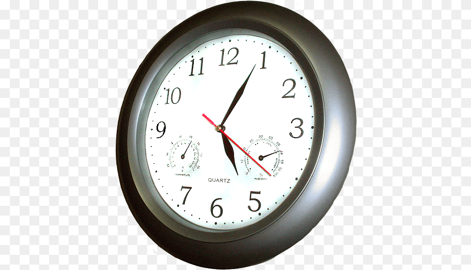 Wall Clock Clock With Adjacent Angles, Analog Clock, Wall Clock Free Transparent Png