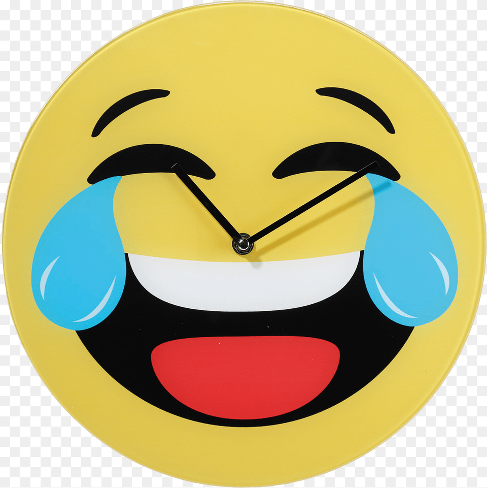 Wall Clock Emoji Laugh Animated Congratulations Emoticon, Wall Clock, Disk Free Png Download