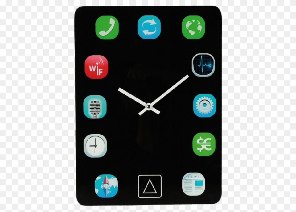 Wall Clock Iphone Telefon Eklinde Duvar Saati, Electronics, Mobile Phone, Phone, Wall Clock Free Png