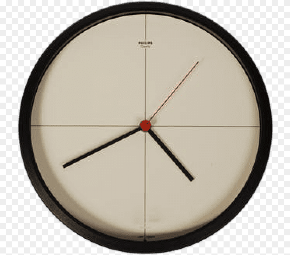 Wall Clock Philips Quartz From West Germany 80s Horloge Des Annes, Analog Clock, Wall Clock, Chandelier, Lamp Free Png