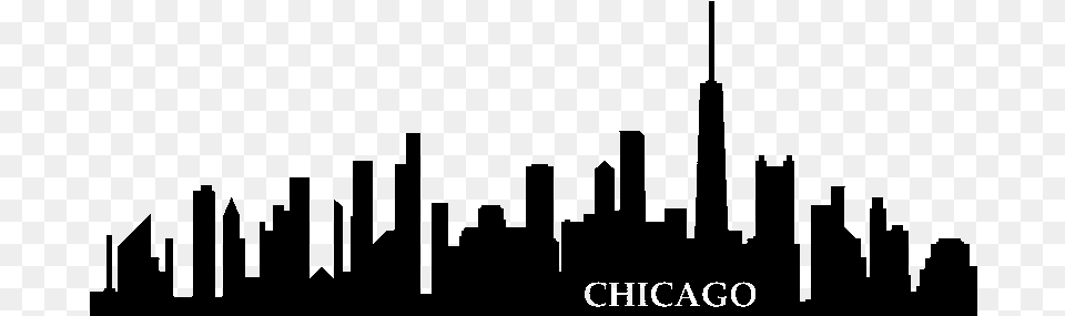 Wall Decal Skyline Cloud Gate, Gray Png Image