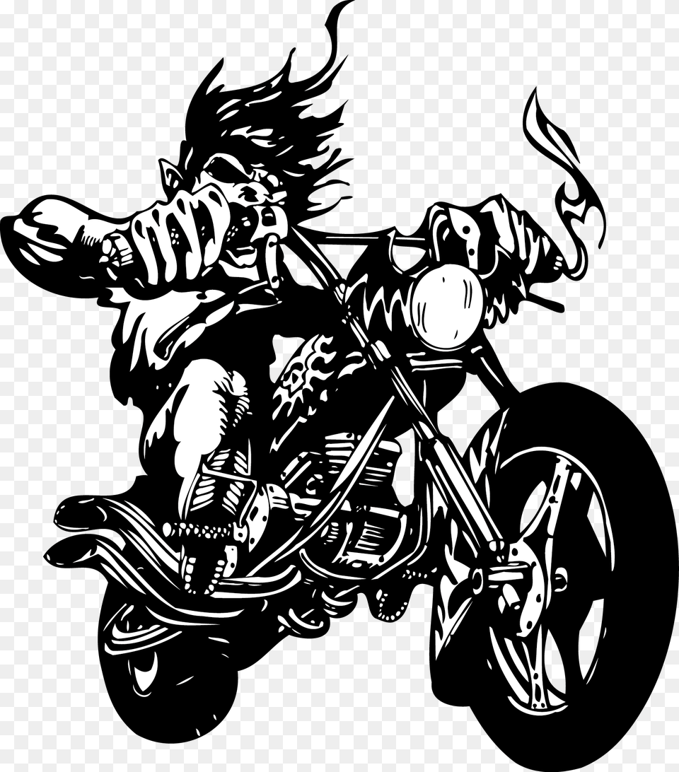 Wall Decal Sticker Motorcycle Label Biker Vector, Machine, Wheel, Person, Transportation Png Image