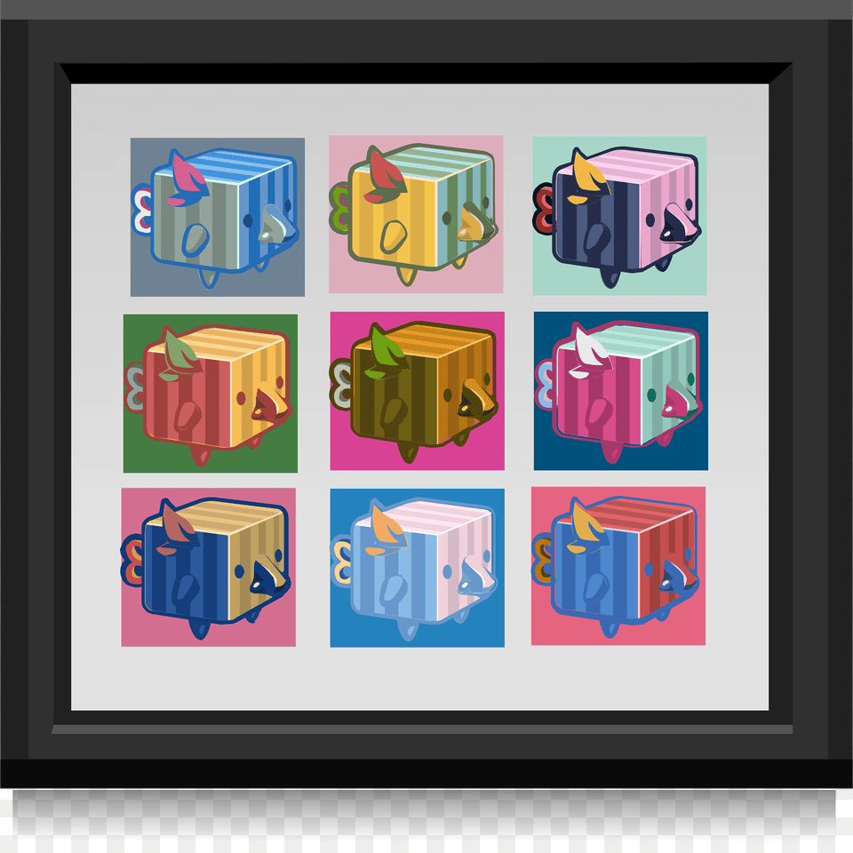 Wall Decor Rube Cubimal Pop Art Painting Clipart Free Transparent Png