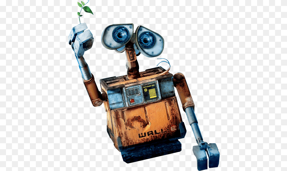Wall E, Robot, Device, Grass, Lawn Free Png