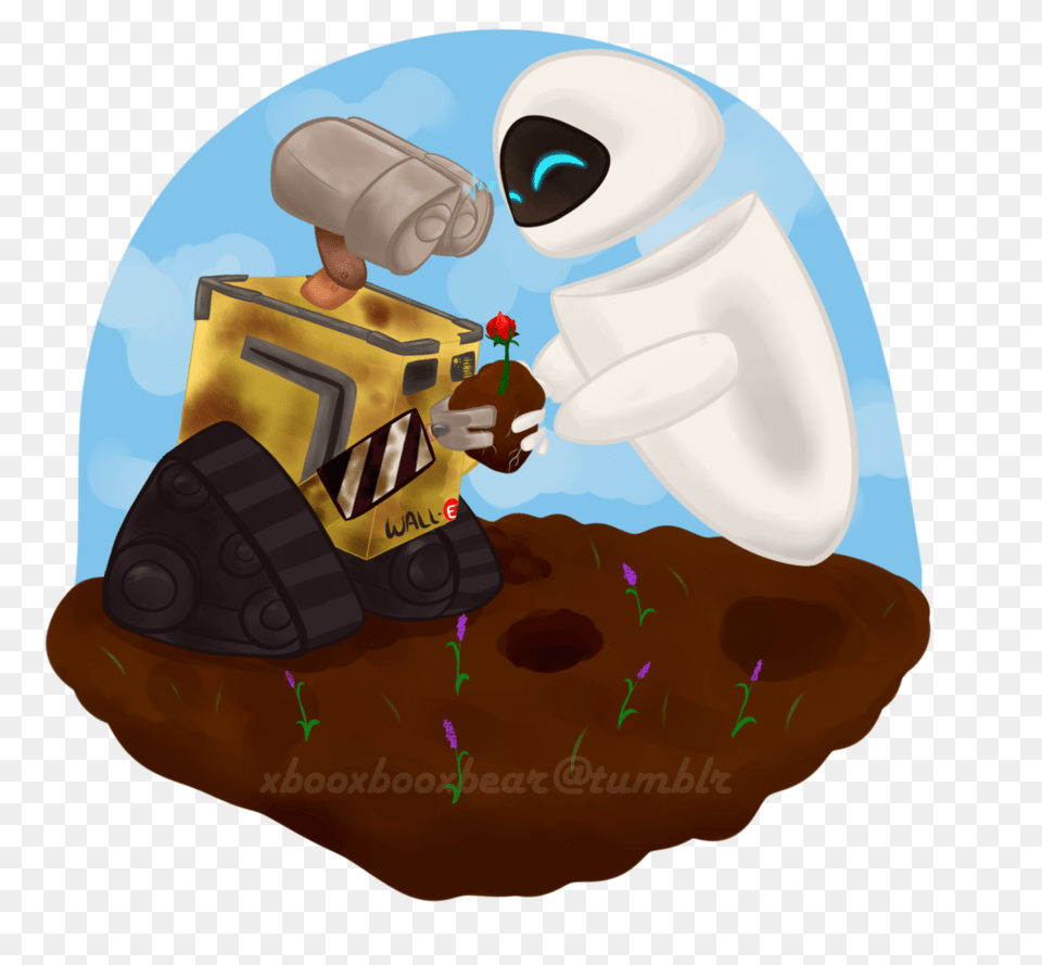 Wall E And Eve, Outdoors, Nature, Disk, Machine Png Image