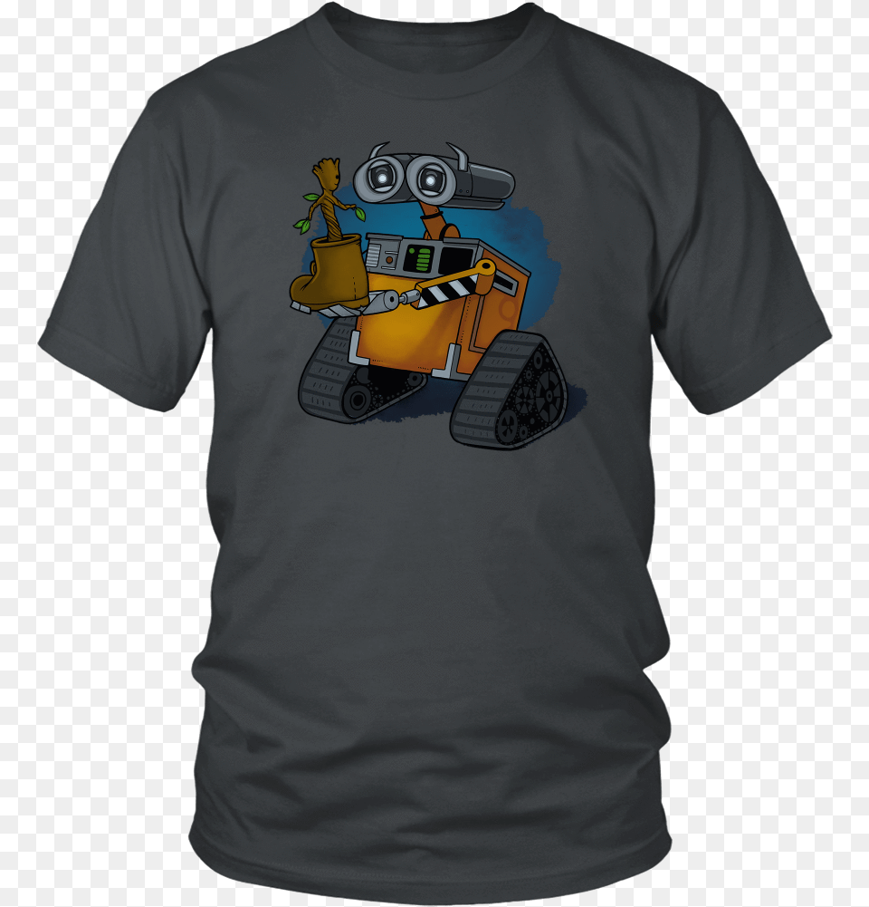 Wall E Finds Groot Larry Bernandez T Shirt, Clothing, T-shirt Free Png Download