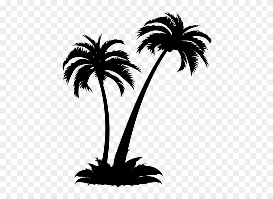 Wall Mania Sticker 39palm Tree39 Personalized Wedding Bride39s Gift Palm Trees Tote Bag, Gray Free Transparent Png