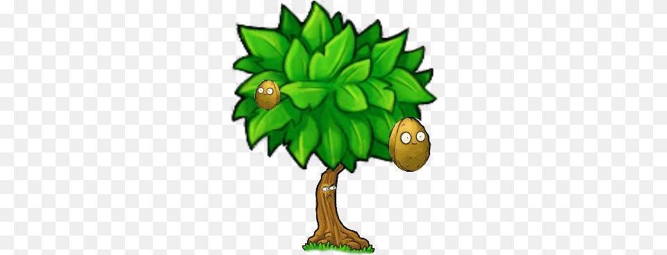 Wall Nut Tree Plants Vs Zombies Tree, Green, Leaf, Plant, Vegetation Png