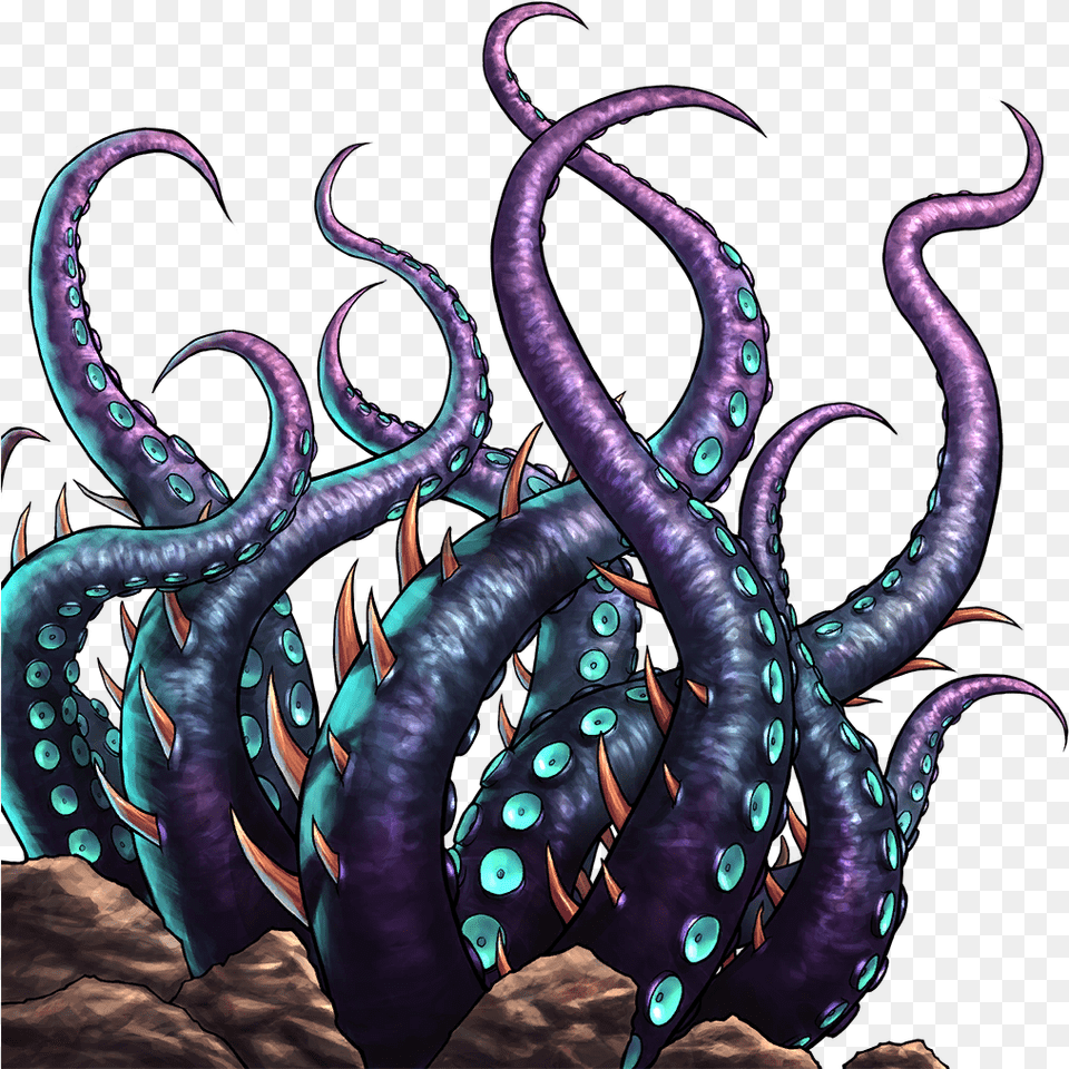Wall Of Tentacles Tentacles Spell, Animal, Dinosaur, Reptile, Dragon Free Png