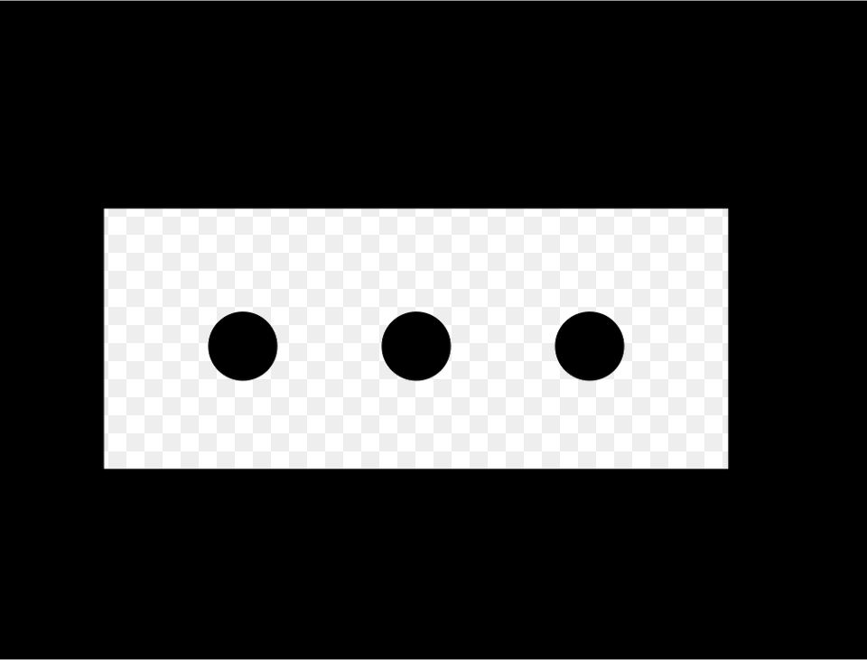 Wall Socket Of Three Holes In Rectangular Shape Comments Circle, Game Free Transparent Png