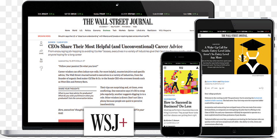 Wall Street Journal Digital, Electronics, Mobile Phone, Phone, Computer Free Transparent Png