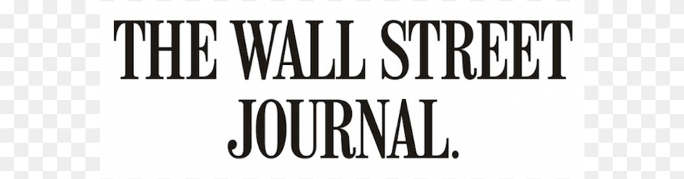 Wall Street Journal Logo Transparent White Wall Street Journal Logo, Text Png