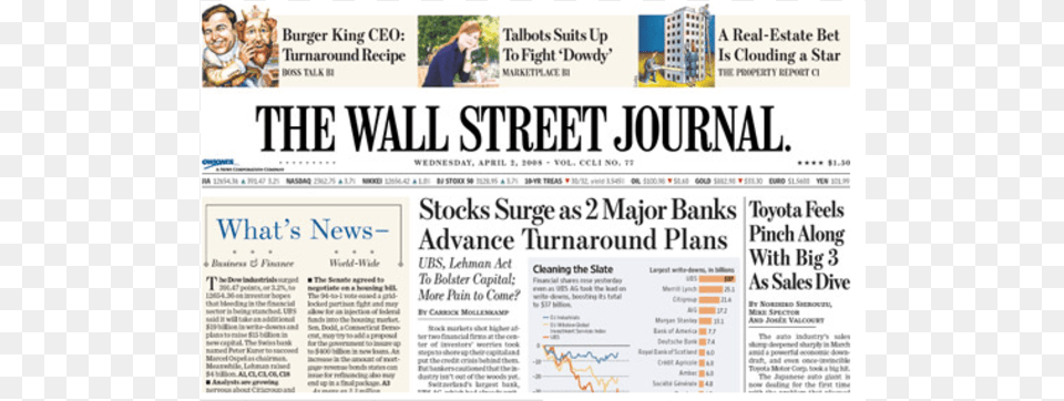 Wall Street Journal The Wall Street Journal Newspaper Wall Street Journal, Text, Person Free Png