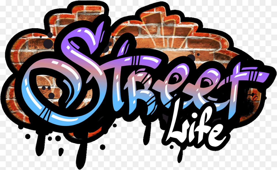 Wall Streetart Streetlife Art Bing Graffiti Text Graffiti, Brick, Bulldozer, Machine, Architecture Free Png