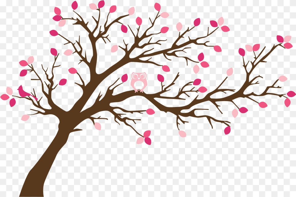 Wall Tree Stickers Vector Clipart Wall Sticker Ideas For Bedroom, Flower, Petal, Plant, Person Png Image