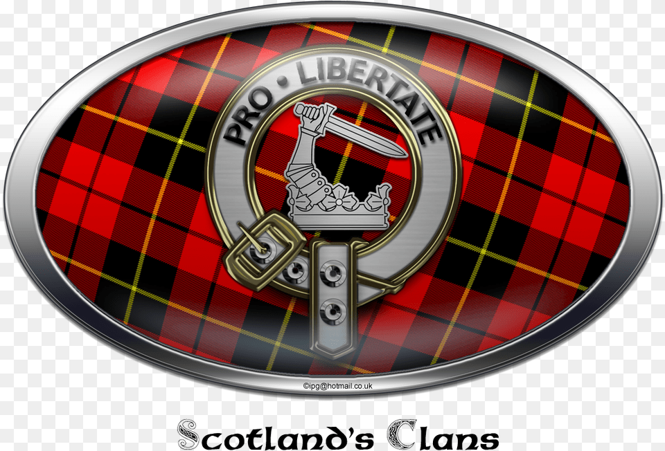 Wallace Clan Crest And Tartan Scotlands Clans John O Groats Map, Machine, Wheel, Accessories Free Png