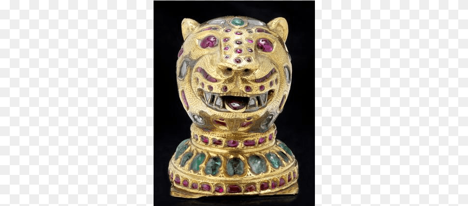 Wallace Of Knarsdale Tiger Head Finial Knarsdale, Accessories, Art, Porcelain, Pottery Free Png