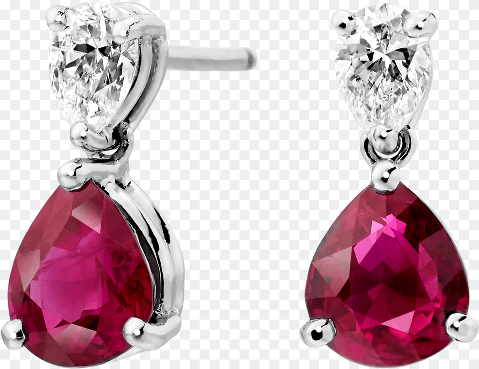 Wallace Ruby And Diamond Earrings Ruby And Diamond Earrings, Accessories, Earring, Jewelry, Gemstone Free Png