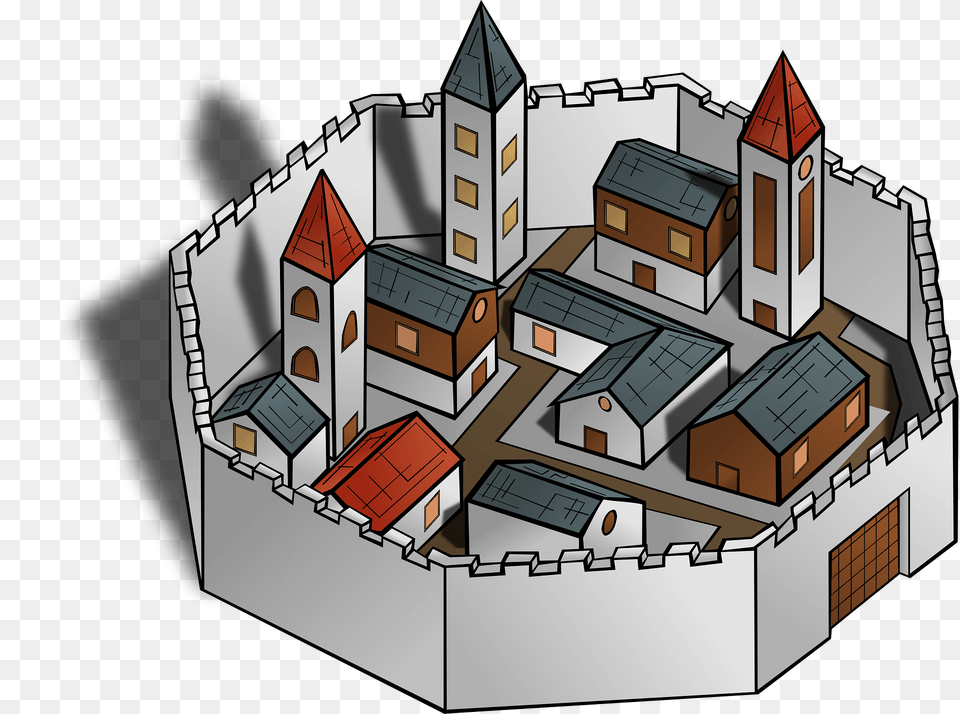Walled City Clipart, Neighborhood, Cad Diagram, Diagram Png