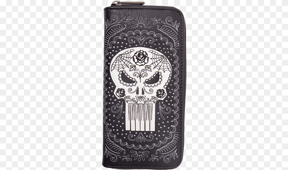 Wallet Empty Punisher Sugar Skull Wallet, Accessories, Pattern, Bag, Handbag Free Png