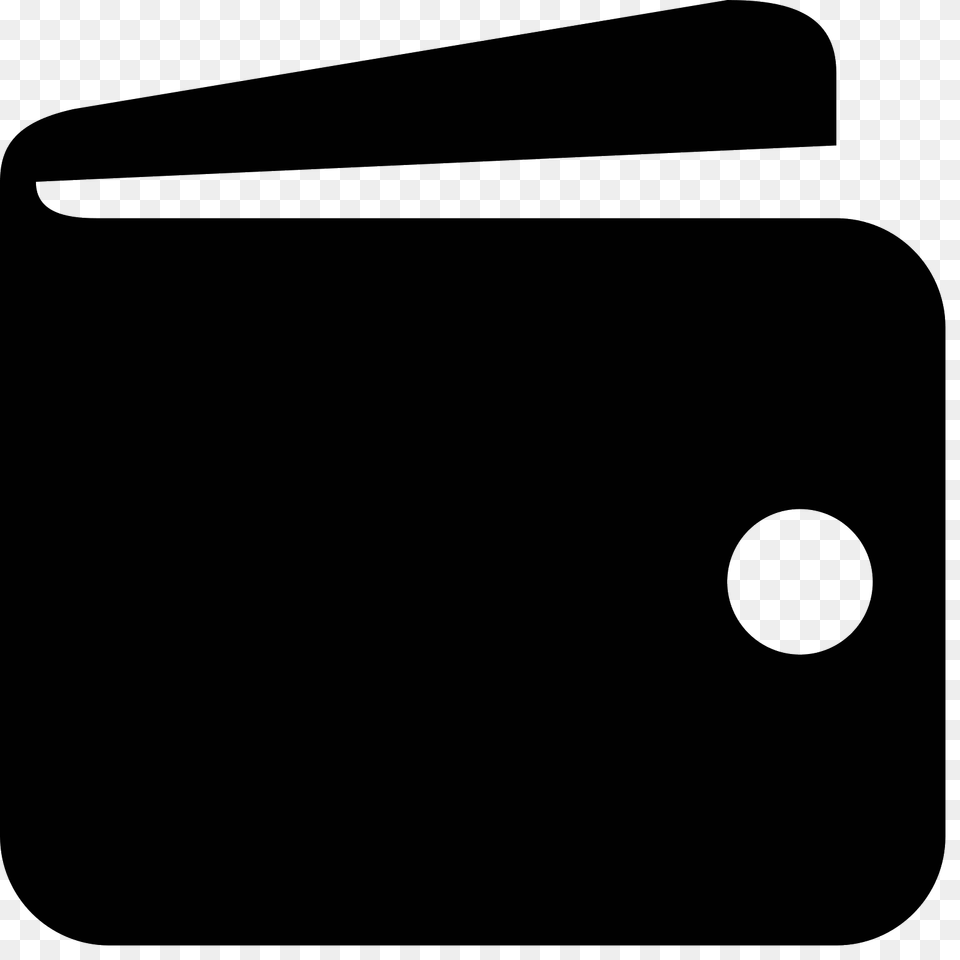 Wallet Icon, Gray Free Transparent Png