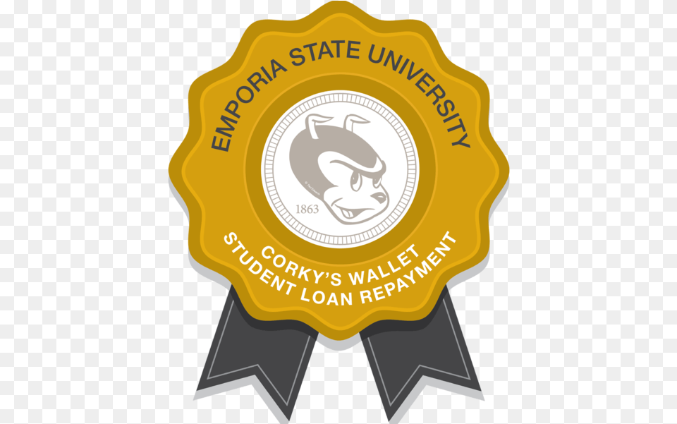 Wallet Student Loan Repayment Badge Emporia State University, Logo, Symbol, Food, Ketchup Free Png