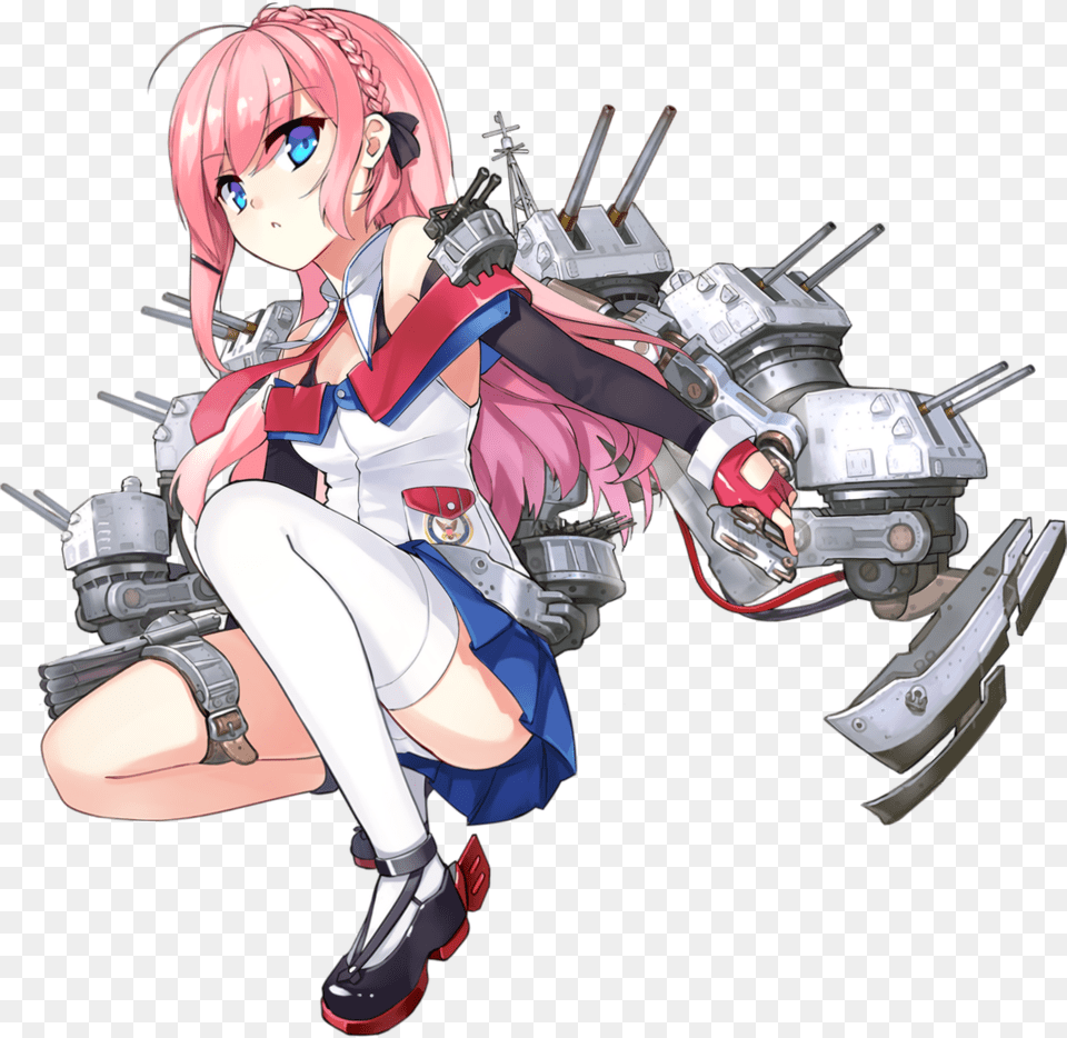 Wallpaper Anime Girls Azur Lane Ship Transparent Azur Lane Atlanta, Book, Publication, Comics, Adult Free Png Download