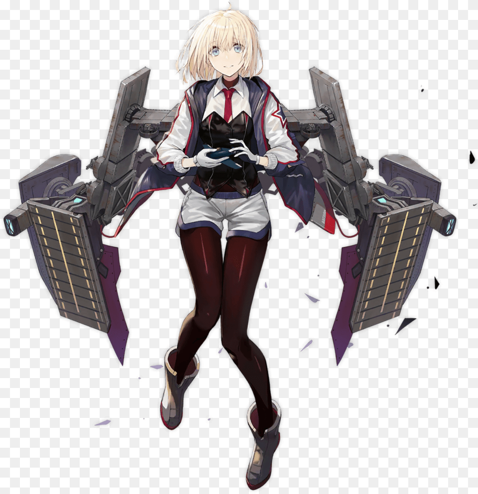 Wallpaper Anime Girls Azur Lane Ship Transparent Azur Lane Eagle Union Formation, Glove, Clothing, Person, Book Free Png Download