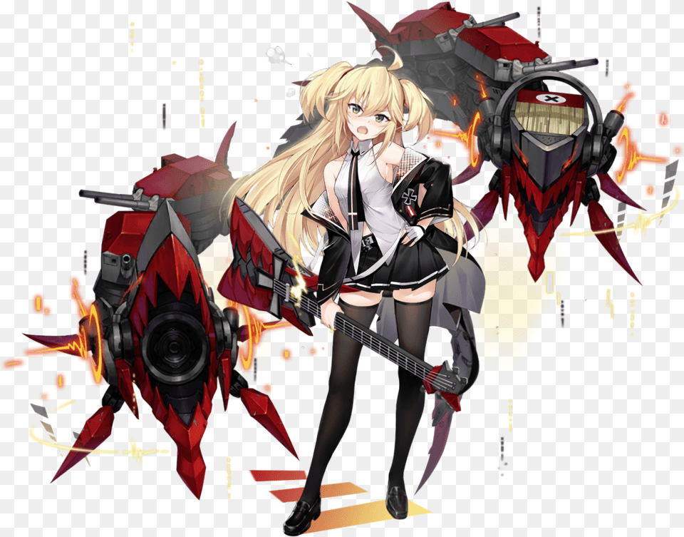 Wallpaper Azur Lane Anime Girls Ship Admiral Hipper Azur Lane, Adult, Publication, Person, Woman Png Image