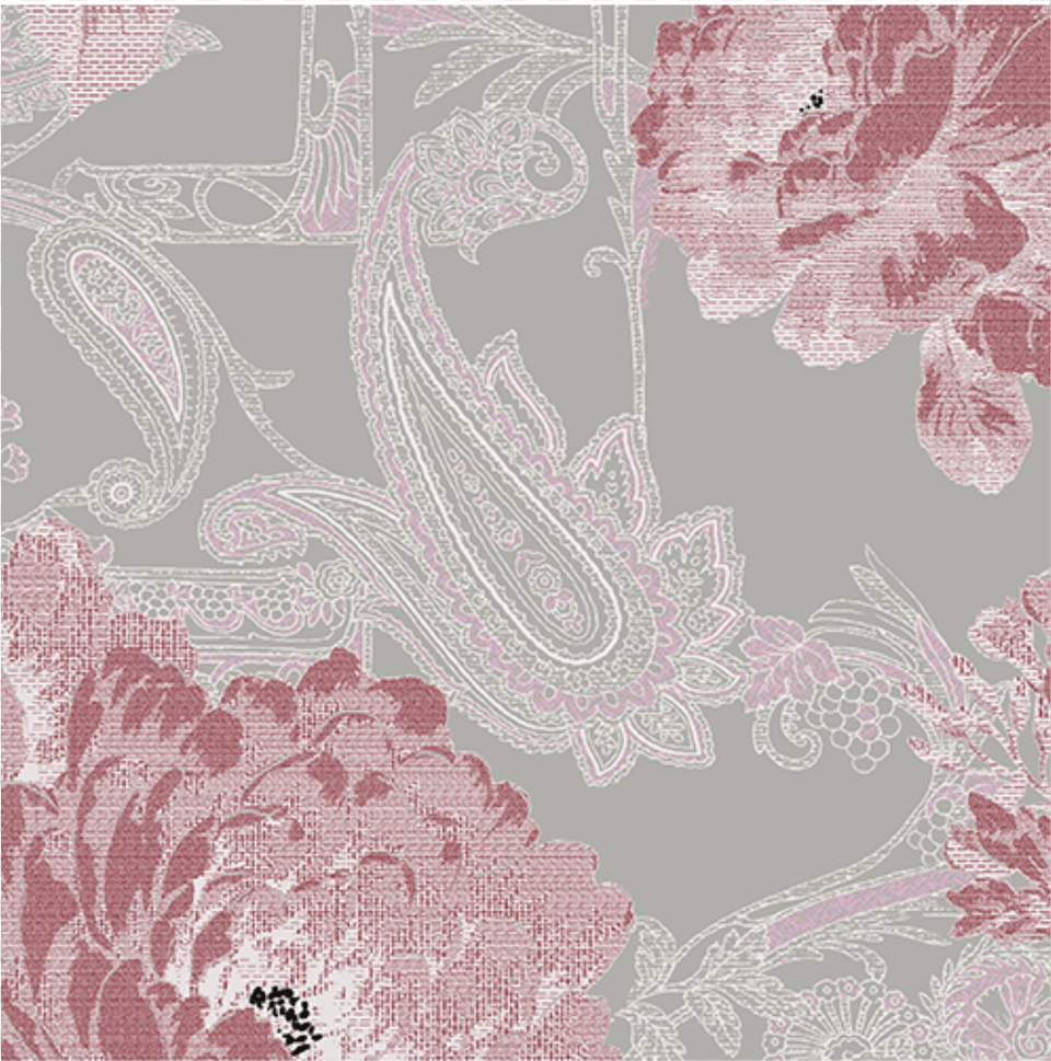 Wallpaper Belle Peonie Iiwidth 370height 423 Tapestry, Pattern, Paisley, Lace Png