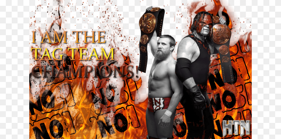 Wallpaper Kane Daniel Bryan Hell No Dx Tripleh Poster, Adult, Male, Man, Person Free Png