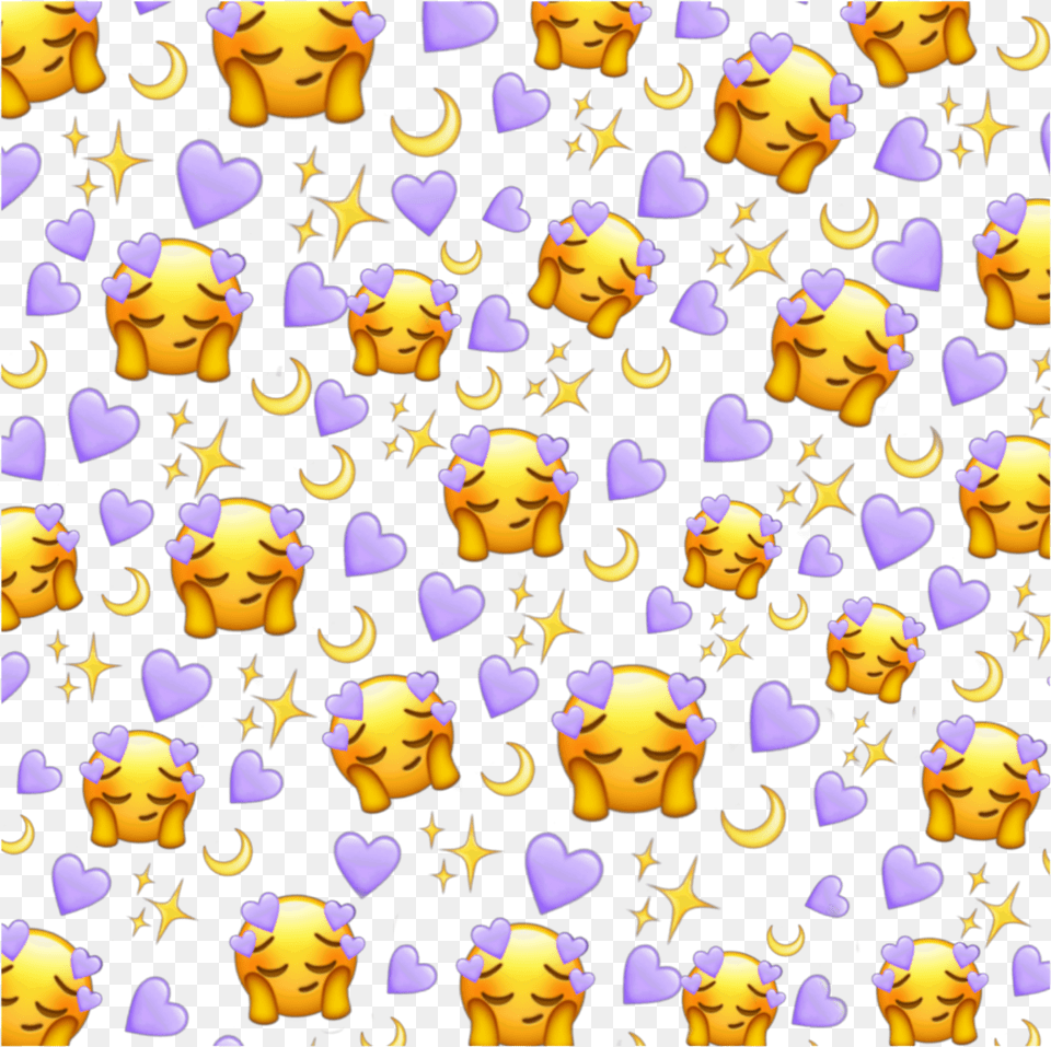 Wallpaper Purple Emoji Iphone Hear Tumblr Beautiful Ajfon Oboi S Emodzi Free Png Download
