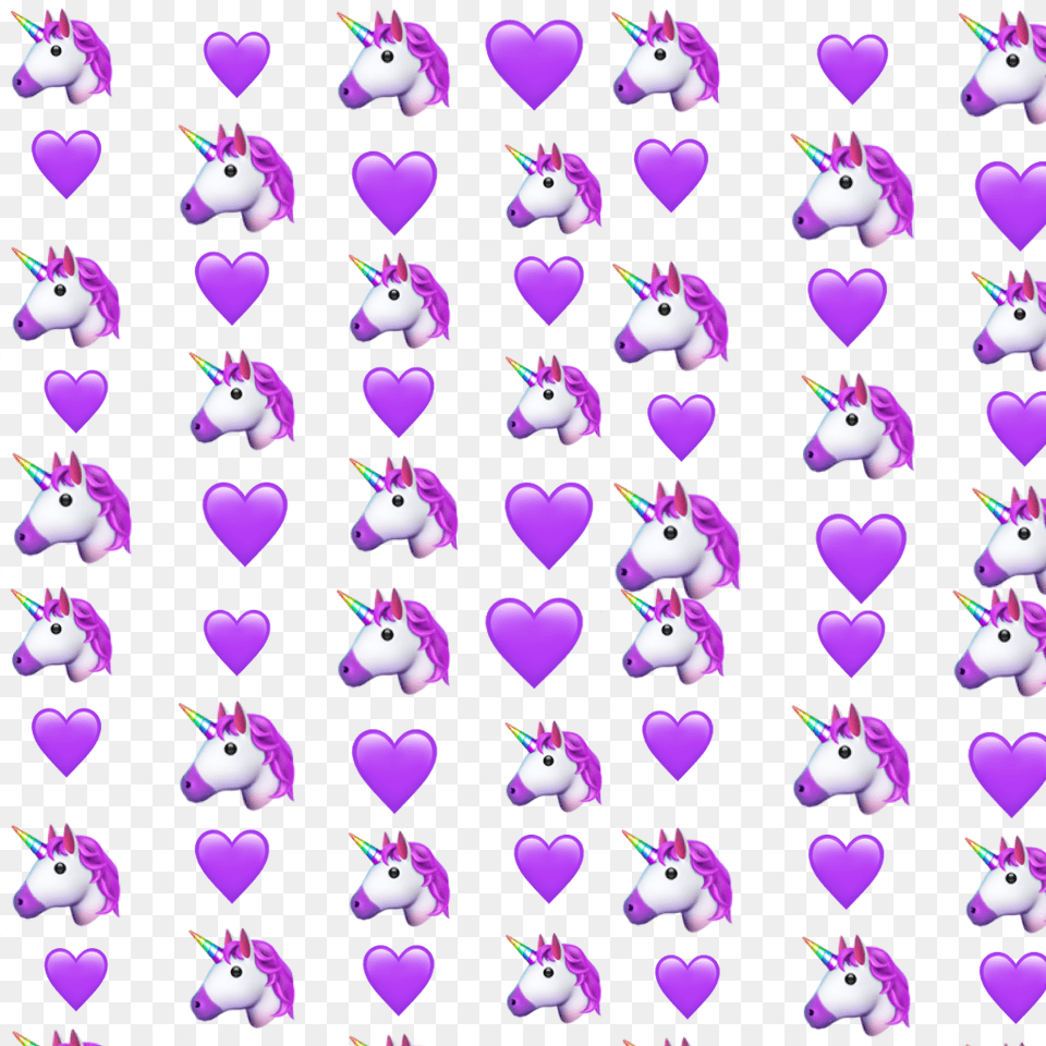 Wallpaper Unicorn Purple Heart Hearts Unicorns, Cream, Dessert, Food, Icing Free Png