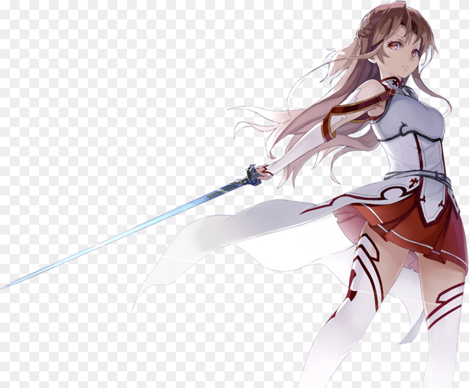 Wallpapers Id Anime Girl With Sword, Publication, Book, Comics, Adult Png Image