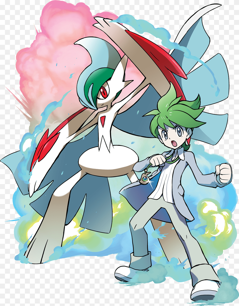 Wallywithmegagalladepng Pixels Pokemon Wally Gallade Png